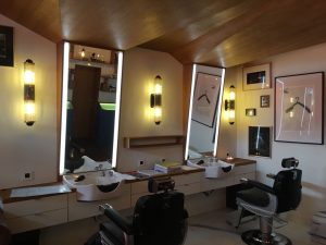 Installation électrique salon barbier